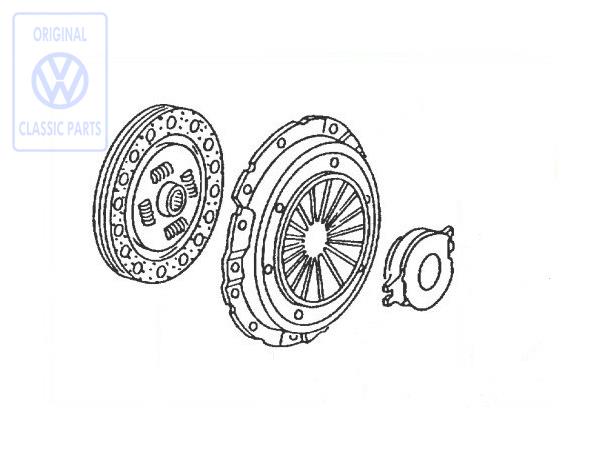 Kupplungssatz Polo 86C Diesel