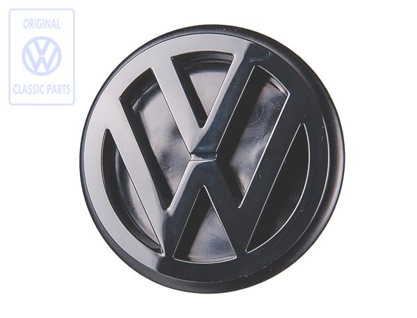 VW-Zeichen hinten in schwarz für den Bus T3