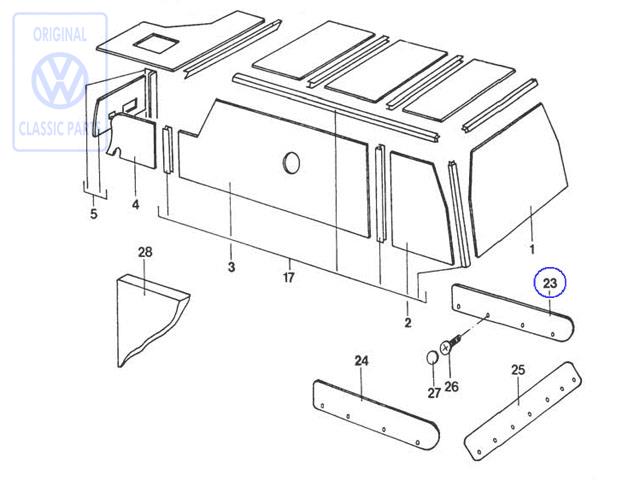 Blende für LT Camper