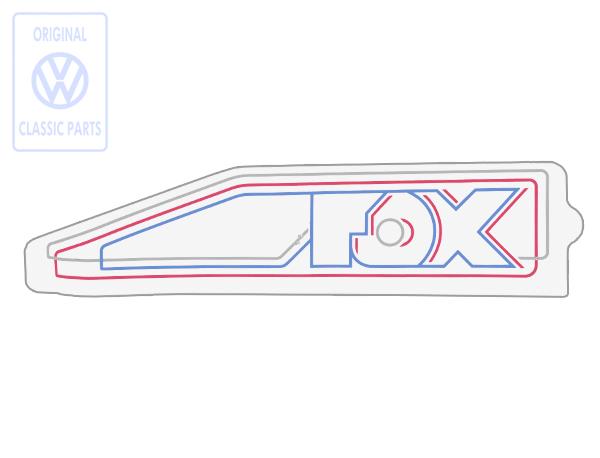 Zierstreifen Fox Polo 86C