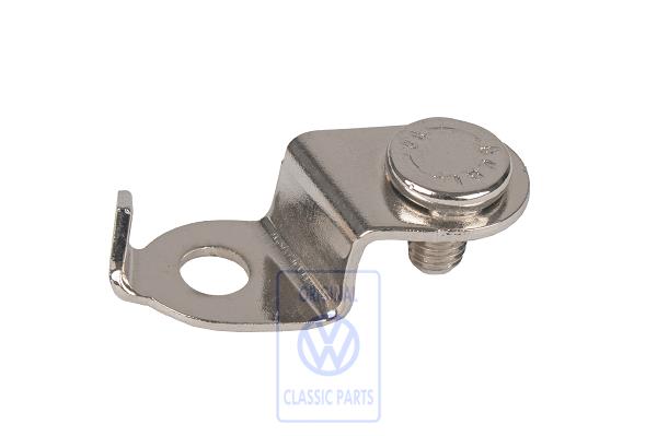 Halter für Warmluftfangblech