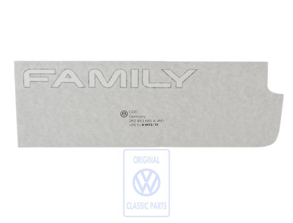 Schriftzug für Caddy