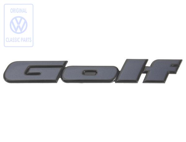 Schriftzug für Golf 3