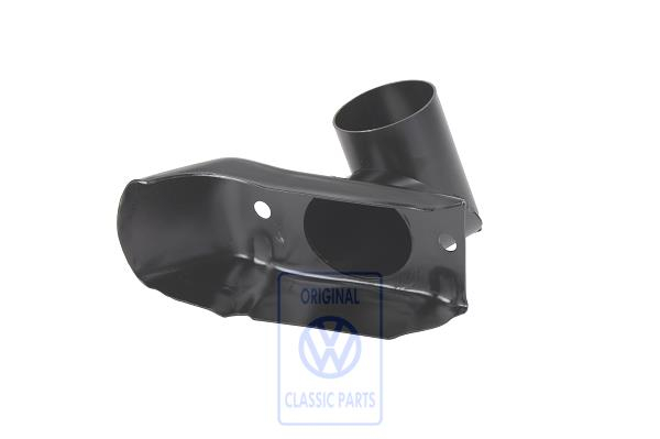 Warmluftfangblech für Passat B2