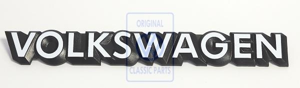 VOLKSWAGEN Schriftzug
