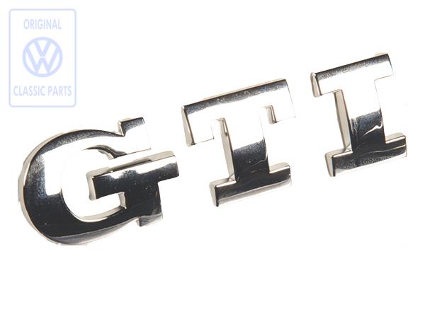 Schriftzug für Jubiläums-Golf 4 GTI und Polo 6N