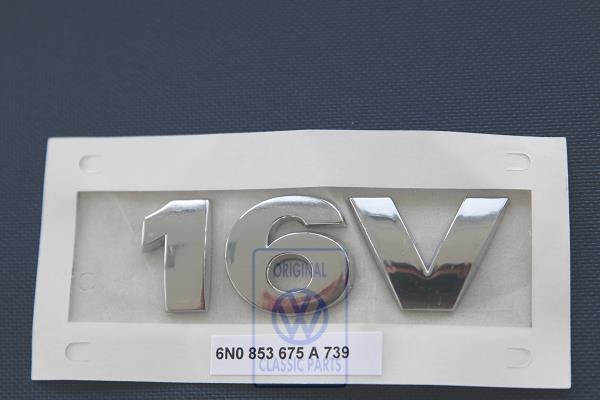 Schriftzug für Lupo und Polo