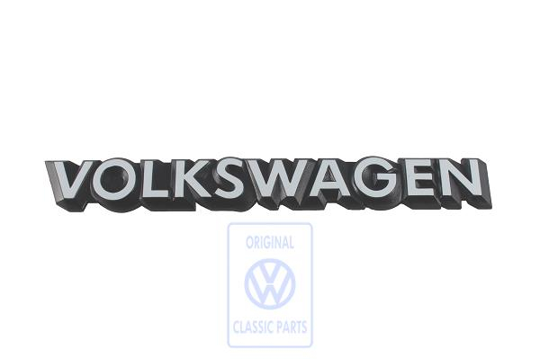 VOLKSWAGEN Schriftzug