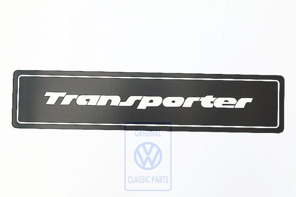 Kennzeichenschild Transporter