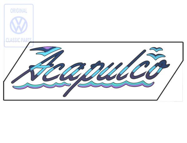 Schriftzug Acapulco für Golf 1 Cabrio