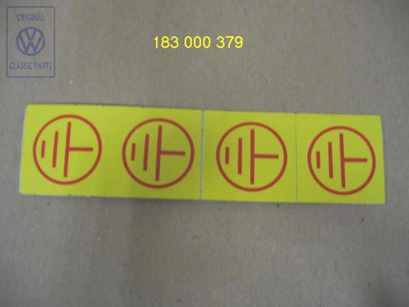 Hinweisschild für VW Iltis