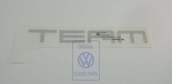 Schriftzug für VW Caddy