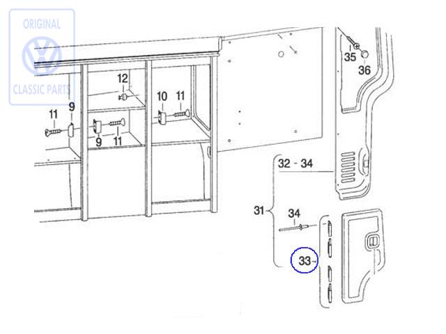 Scharnier T4 California