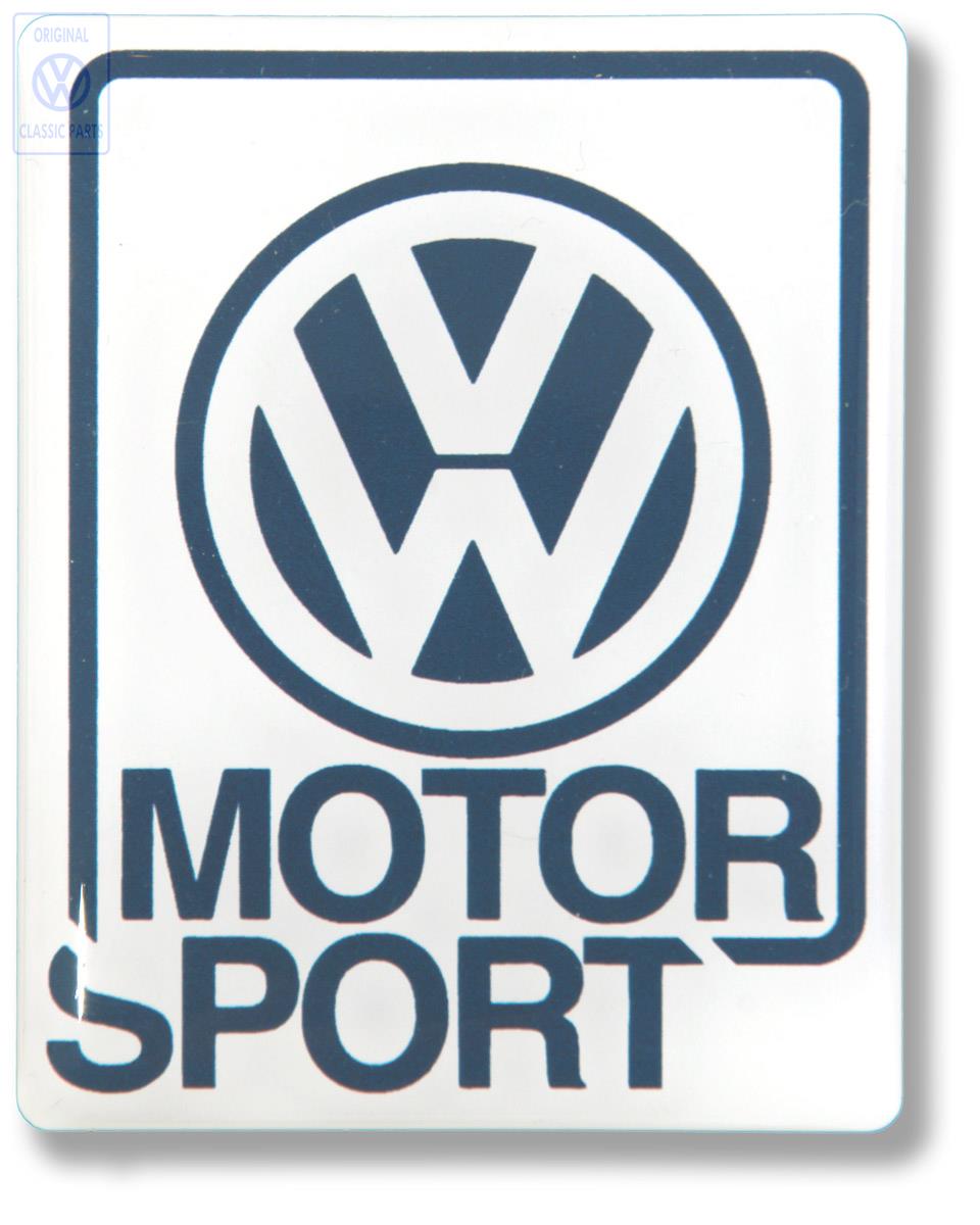 Aufkleber VW Motorsport groß