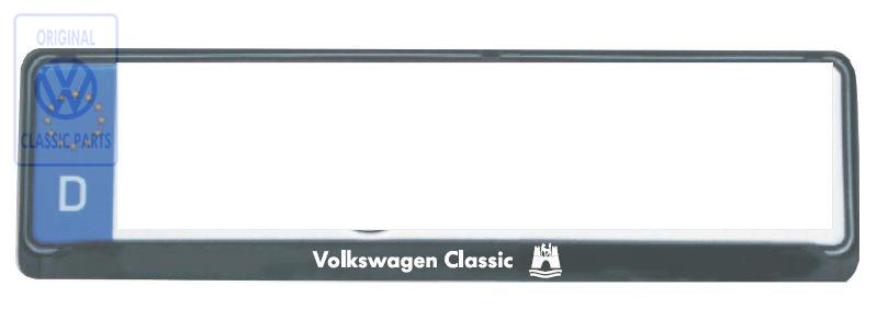Kennzeichenträger Volkswagen Classic