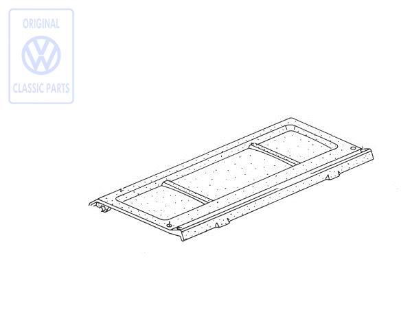 Kofferraumabdeckung Polo 86C