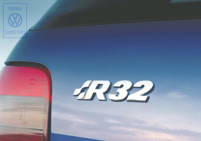 Heckschriftzug für Golf R32