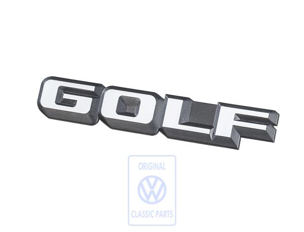 Schriftzug für Golf 2