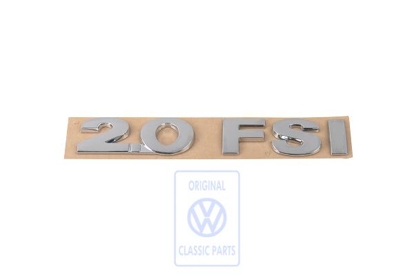 Schriftzug für Golf 5