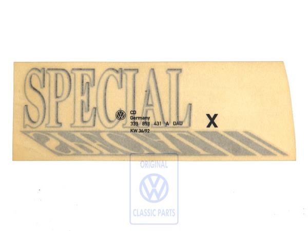 Folienschriftzug für Passat B3