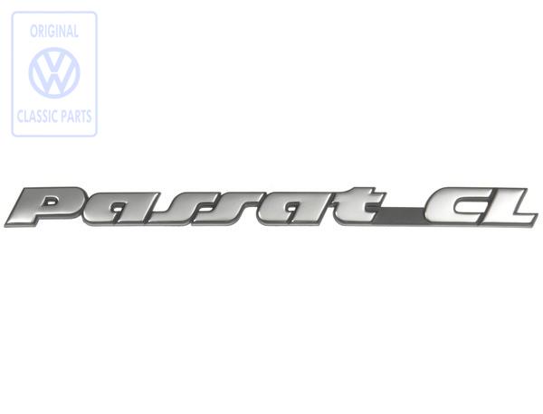 Schriftzug Passat CL