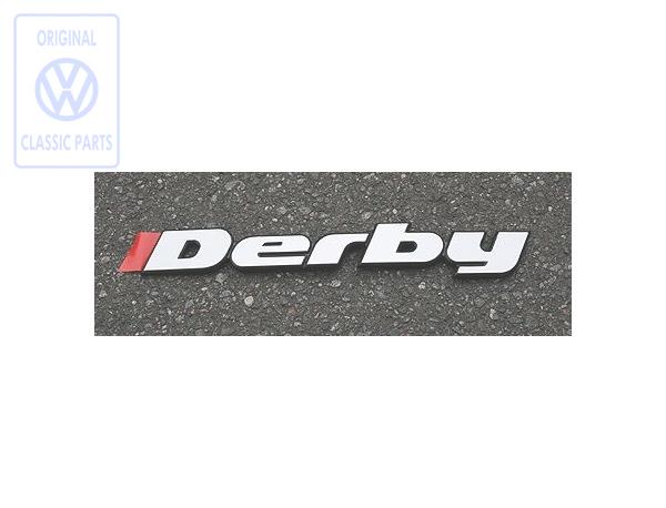 Schriftzug Derby