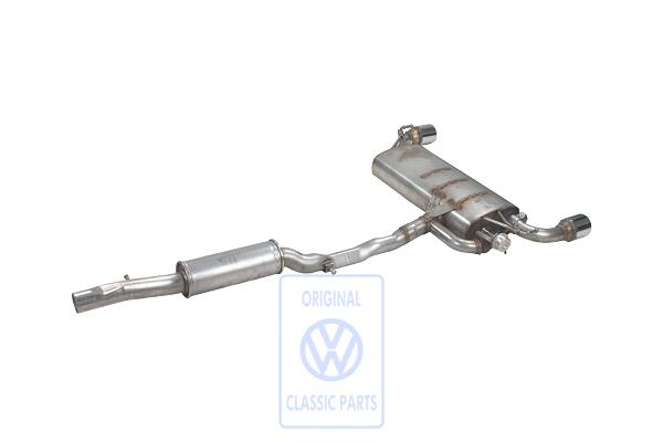 Schalldämpfer für VW Golf R32