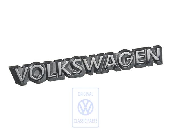 Schriftzug 'VOLKSWAGEN'