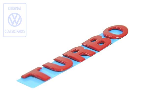 Schriftzug Turbo GOL
