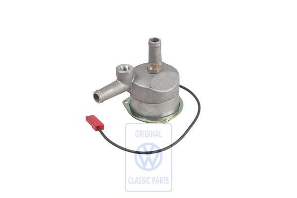 Deckel mit Feder und Heizspirale