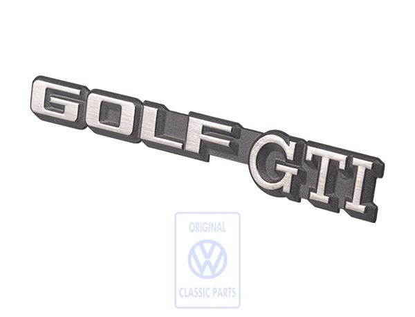 Golf GTI Schriftzug für Golf 2