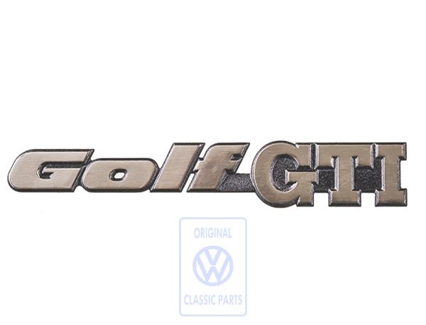 Schriftzug für VW Golf 2 GTI