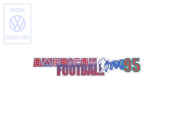 Folien-Schriftzug 'American Football'