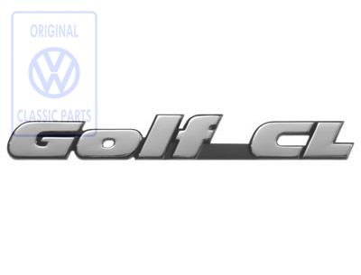 Schriftzug Golf CL