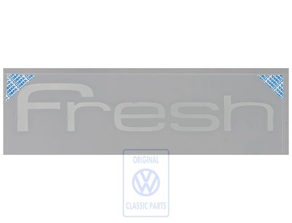 Schriftzug FRESH