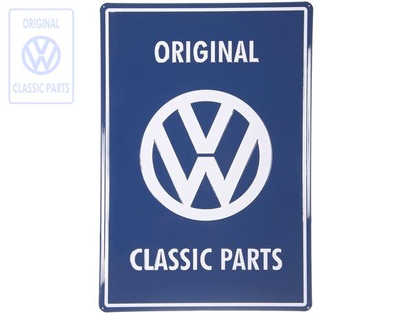 Volkswagen Classic Parts Schild