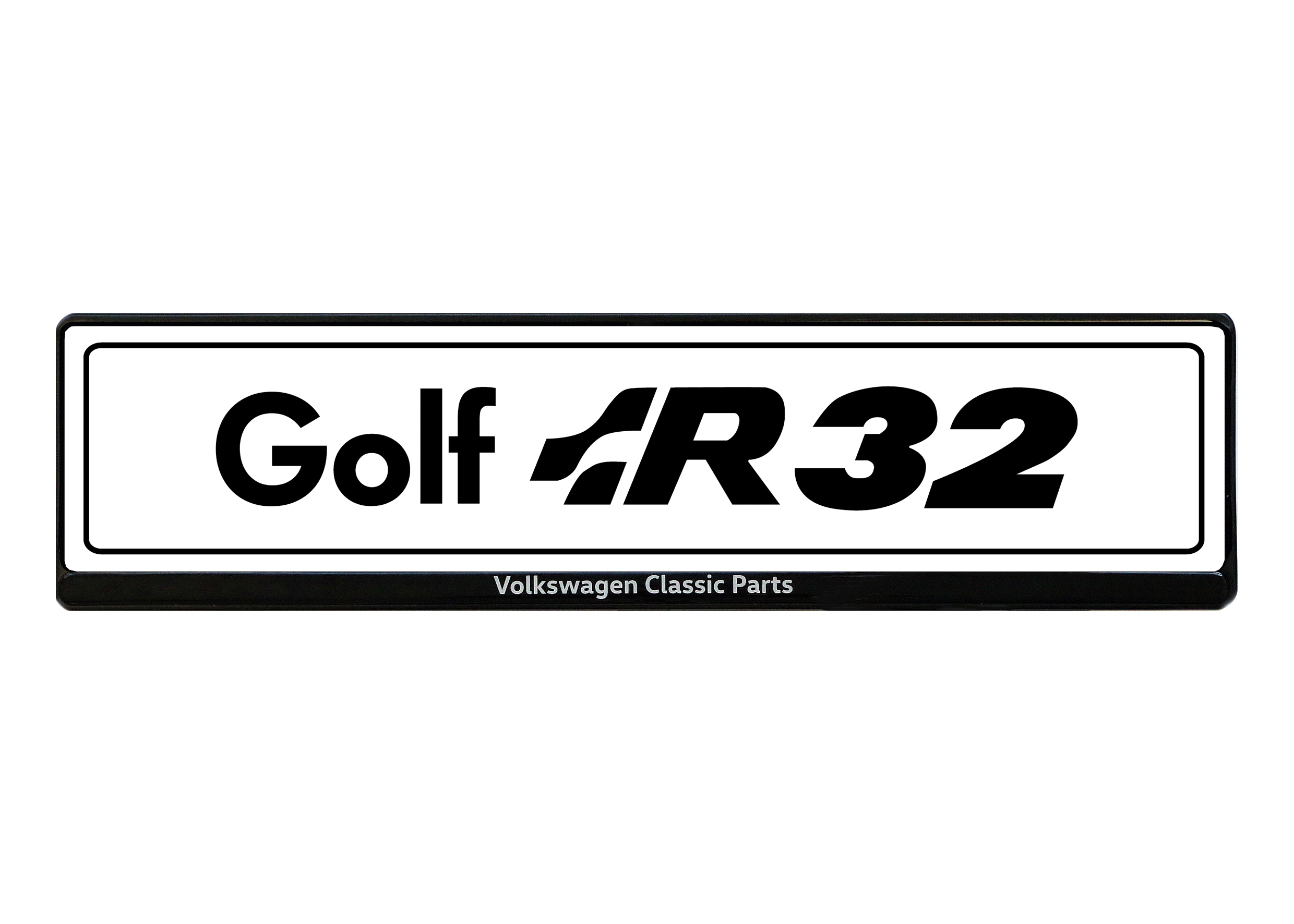 Kfz Kennzeichenschild Golf 'R32'