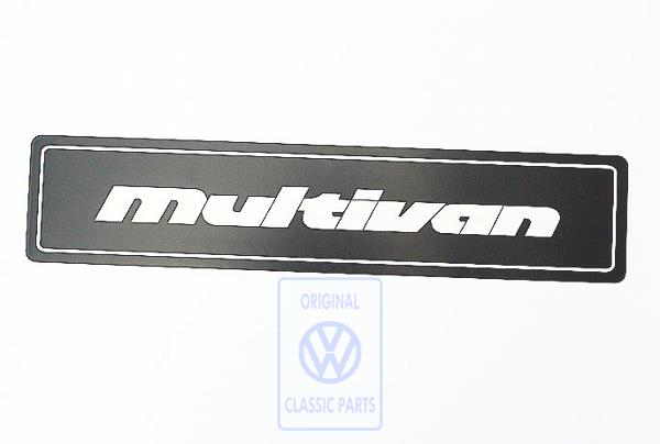 Kennzeichenschild Multivan