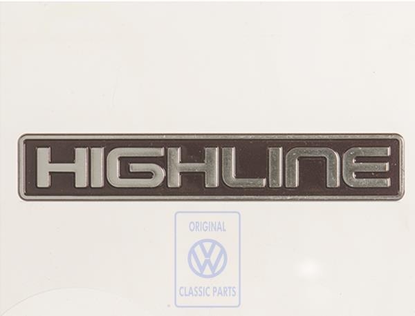 Highline Emblem für Golf 3 Cabriolet