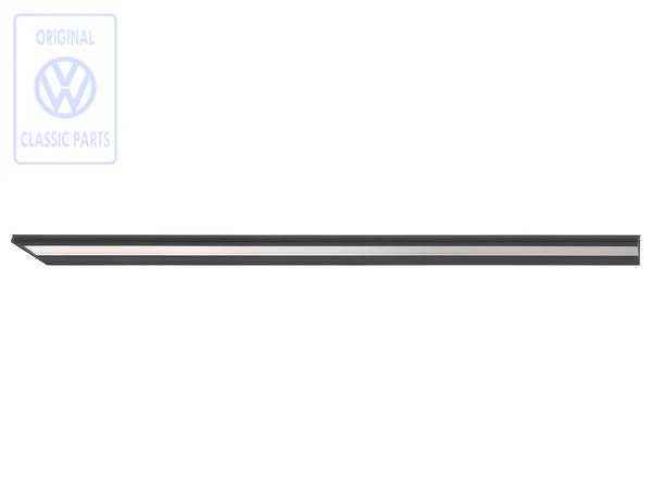 Zierleiste schwarz/chrom