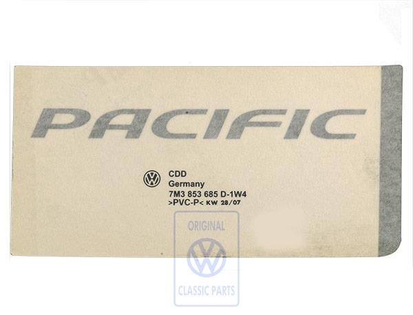 Folienschriftzug für Sharan