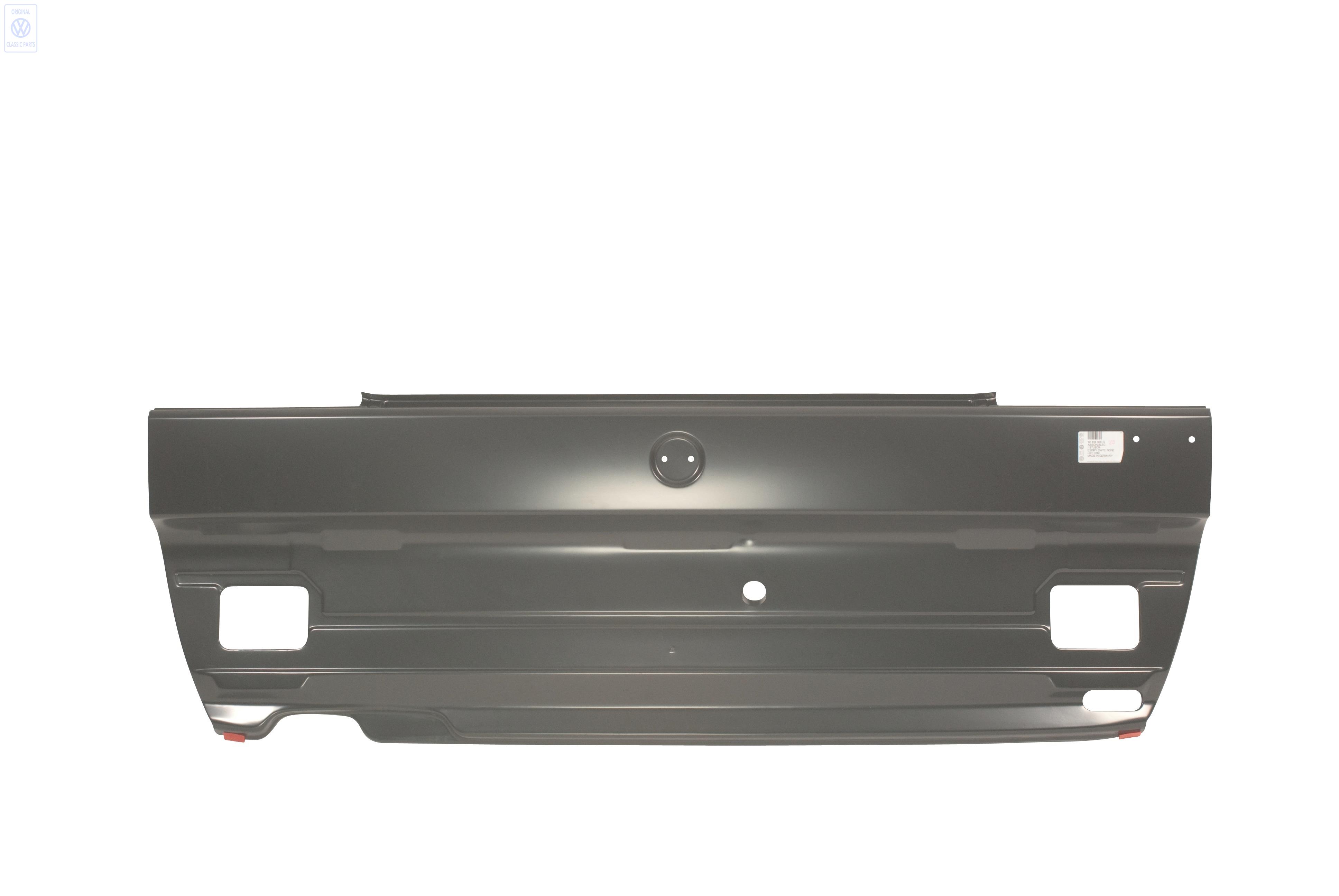 Abschlussblech hinten Golf 2