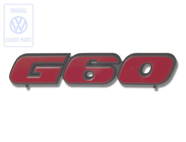 G60 Emblem für Golf 2