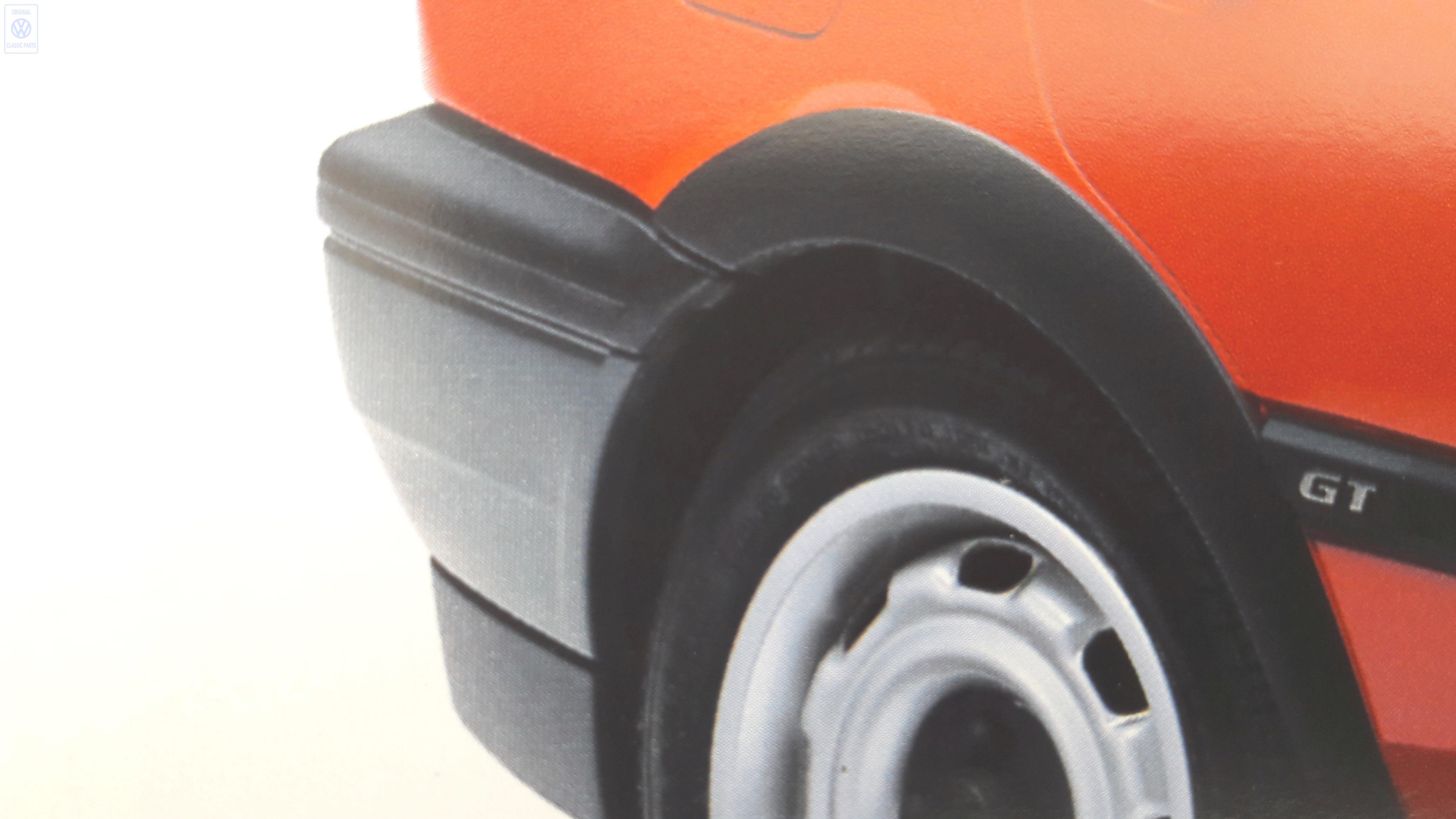 Stoßfängerabdeckung hinten für Golf 3 GT und GTD