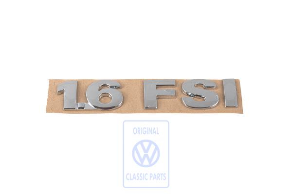 Schriftzug für Golf 5