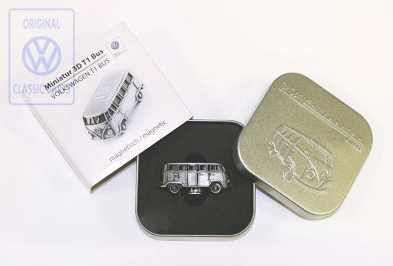 Miniatur Bus T1 als Volkswagen Classic Parts Magnet