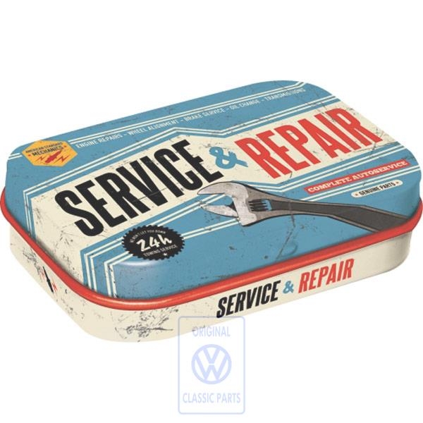 Service and repair' Pillendose