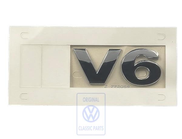 V6 emblem for VW Golf Mk5