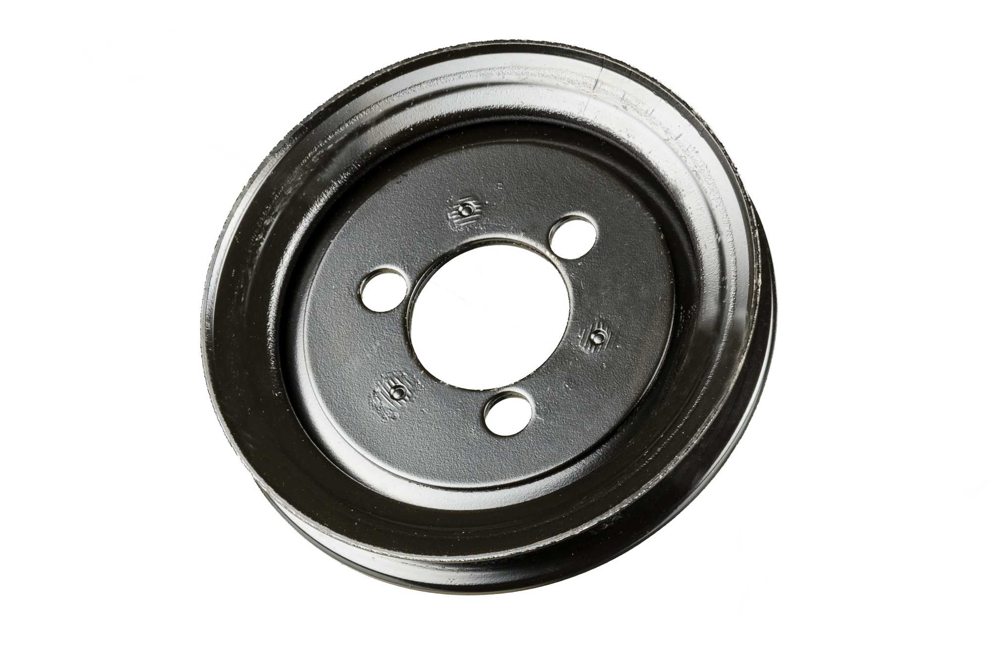 V-belt pulley for vehicles with power steering