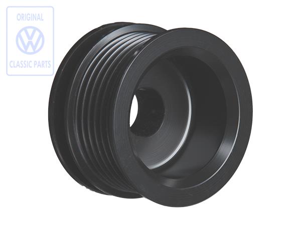 Poly V-belt pulley for the Bosch-alternator